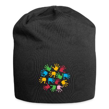 Kindergarten Crafts - Jersey Beanie - black - Front