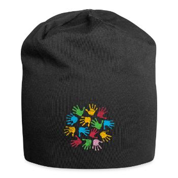 Kindergarten Colors - Jersey Beanie - black - Front