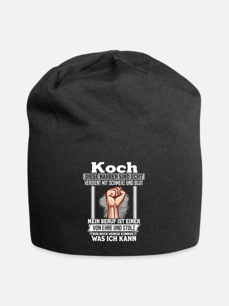Ehre & Stolz Koch Hobbykoch Faust - Jersey-Beanie - Schwarz