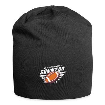 American Football Jeden verdammten Sonntag Idee - Jersey-Beanie - Schwarz - Vorne