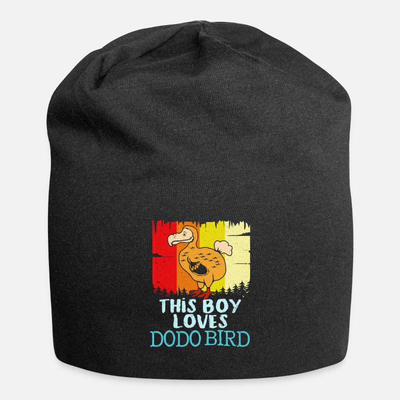 Dodo - Jersey-Beanie - Schwarz