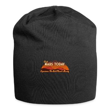 Rétro Voyage Spatial Planète Mars Vintage Space - Bonnet en jersey - noir - Devant