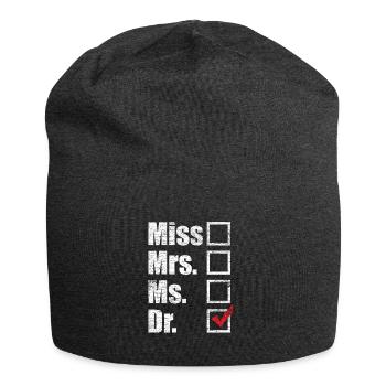 Arzt Doktortitel - Jersey-Beanie - Anthrazit - Vorne