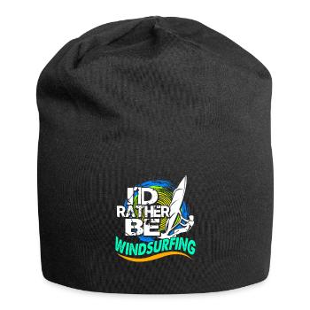 Windsurfing Windsurfing Windsurfing Water Sports Surf - Jersey Beanie - black - Front