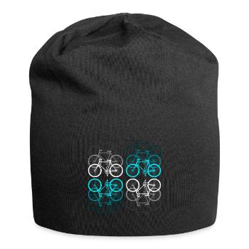 Bike bike in retro look - Jersey Beanie - black - Front