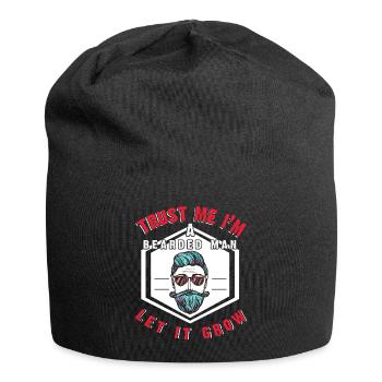 Trust Me I'm A Bearded Man - Jersey-Beanie - Schwarz - Vorne