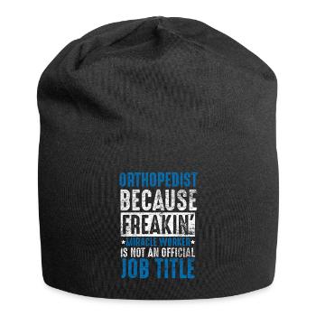 Orthopäde Künstler - Jersey-Beanie - Schwarz - Vorne