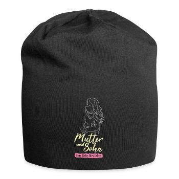 Mutter Und Sohn - Eine Liebe fürs Leben - Jersey-Beanie - Schwarz - Vorne