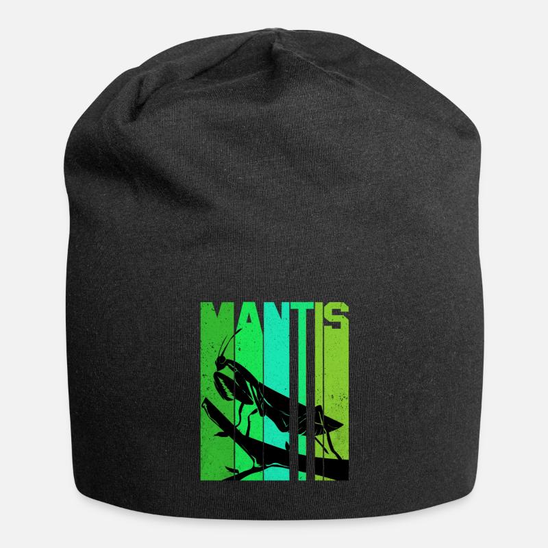 Gottesanbeterin - Jersey-Beanie - Schwarz
