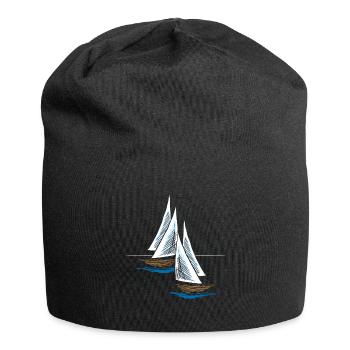 Sailing ship - Jersey Beanie - black - Front