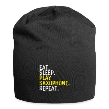Passe-temps saxophone - Bonnet en jersey - noir - Devant