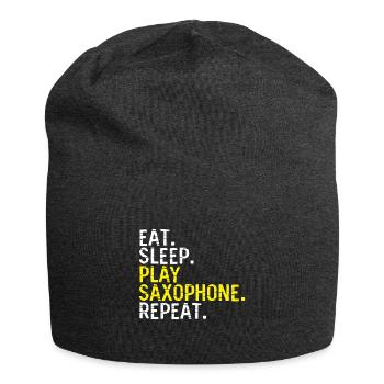 Saxophon Hobby - Jersey-Beanie - Anthrazit - Vorne