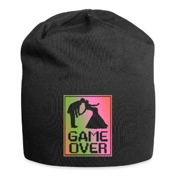 Wedding - game over. The game is over. - Jersey Beanie - black - Front