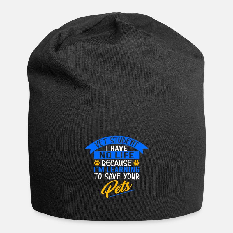 Tierarzt Student - Jersey-Beanie - Schwarz