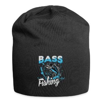 Bass Fishing - Jersey-Beanie - Schwarz - Vorne