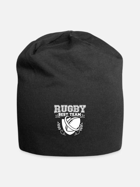 Rugby Rugby Rugby - Bonnet en jersey - noir