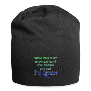 Rente Rentner - Jersey-Beanie - Schwarz - Vorne