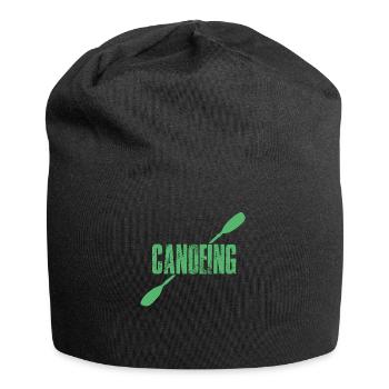 Kanu Kanute Kanufahrer Kanusport Kanutin - Jersey-Beanie - Schwarz - Vorne