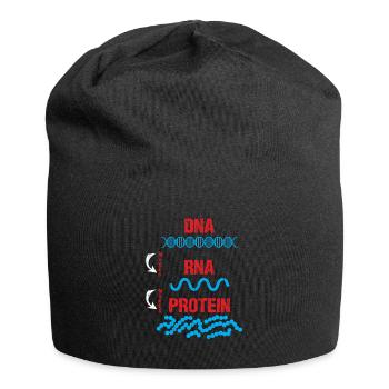 Molekular Biologe DNA RNA Protein Zellbiologie - Jersey-Beanie - Schwarz - Vorne