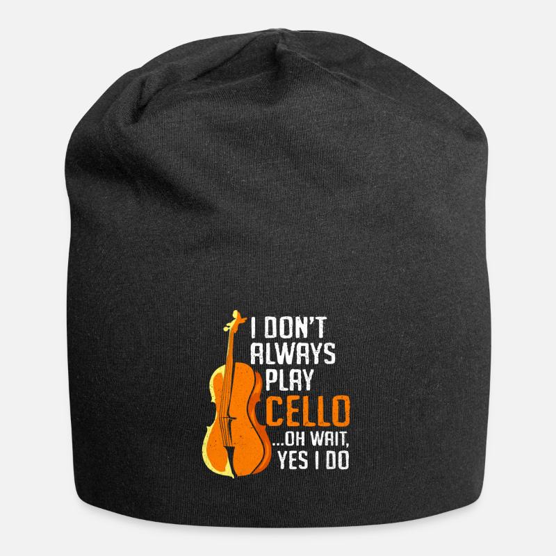 Cello - Jersey-Beanie - Schwarz
