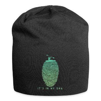 Kajakfahren in meinem DNA-Kajak-Geschenk für Männer - Jersey-Beanie - Schwarz - Vorne