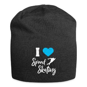 Speed Skating - Jersey Beanie - charcoal grey - Front