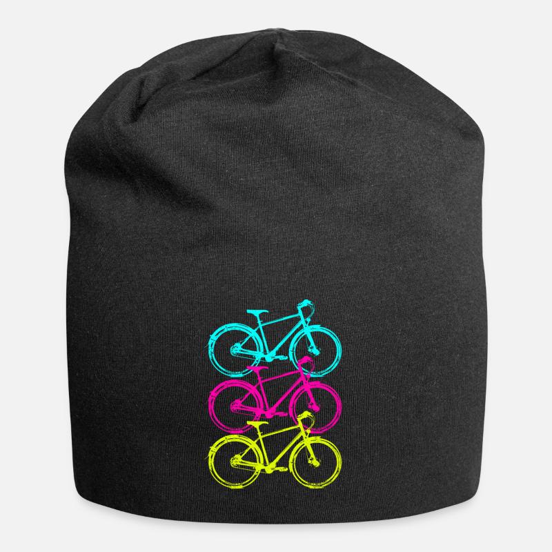 Fahrrad - Jersey-Beanie - Schwarz