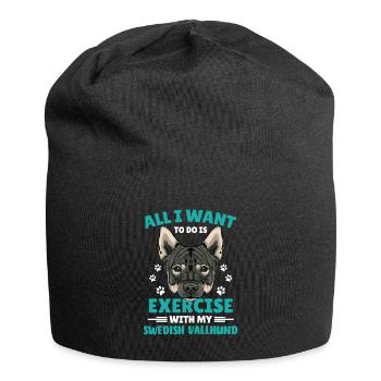 Swedish Vallhund Swedish Vallhund - Jersey Beanie - black - Front