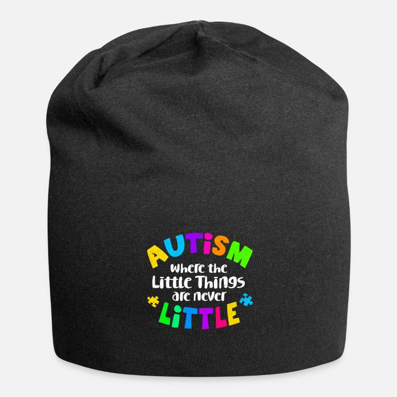 Autism - Jersey Beanie - black