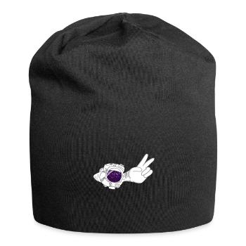 Peace Astronaut - Bonnet en jersey - noir - Devant