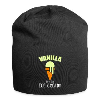 BDSM Vanilla Is For Ice Cream Daddy Submissive - Jersey-Beanie - Schwarz - Vorne