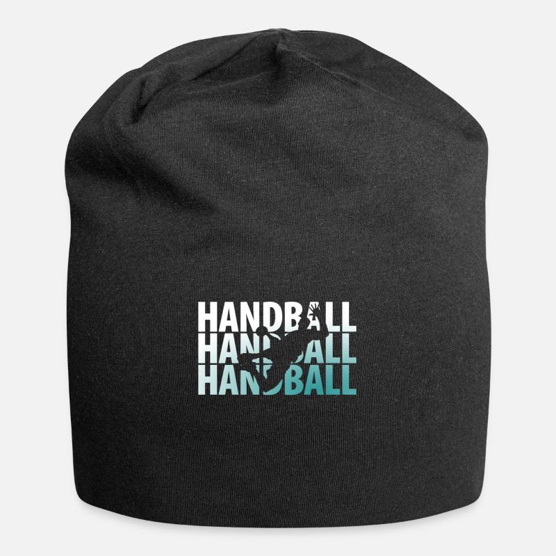 Tir de saut de handball - Bonnet en jersey - noir