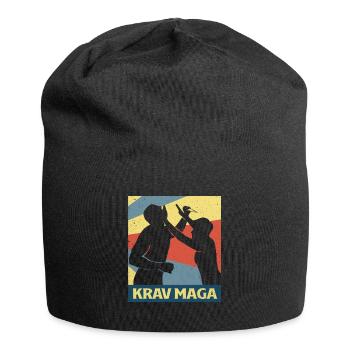 Krav Maga - Bonnet en jersey - noir - Devant