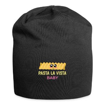 Pasta La Vista Baby Mignon Pasta Pun - Bonnet en jersey - noir - Devant