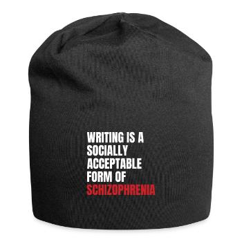 Sensibilisation à la schizophrénie TShirt Design Writing - Bonnet en jersey - noir - Devant
