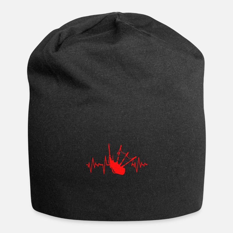 Dudelsack - Jersey-Beanie - Schwarz