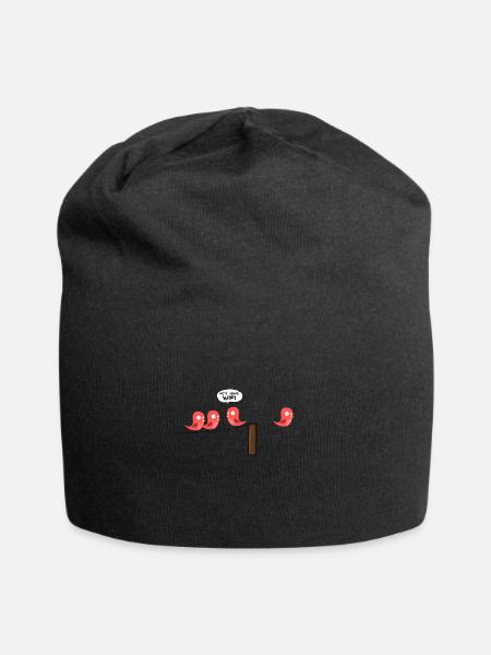 Oiseaux Wifi - Oiseaux Wi-Fi - Bonnet en jersey - noir