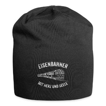 Eisenbahner - Jersey-Beanie - Schwarz - Vorne
