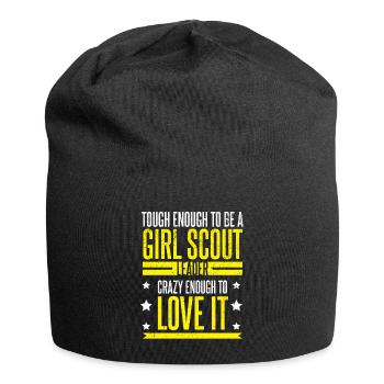 Tough To Be Girl Scout Leader Scouting Lovers - Bonnet en jersey - noir - Devant