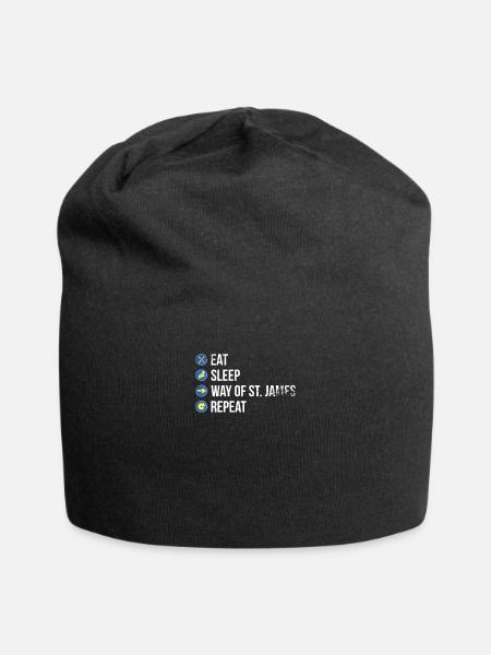 Saint-Jacques-de-Compostelle Pèlerin - Bonnet en jersey - noir