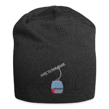 Wintersport Ski Snowboard Skifahren Geschenk - Jersey-Beanie - Anthrazit - Vorne