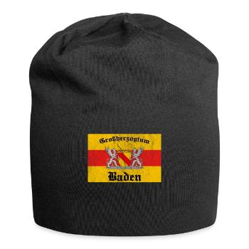 Baden Badner Land Badisch Wappen Souvenir Geschenk - Jersey-Beanie - Schwarz - Vorne