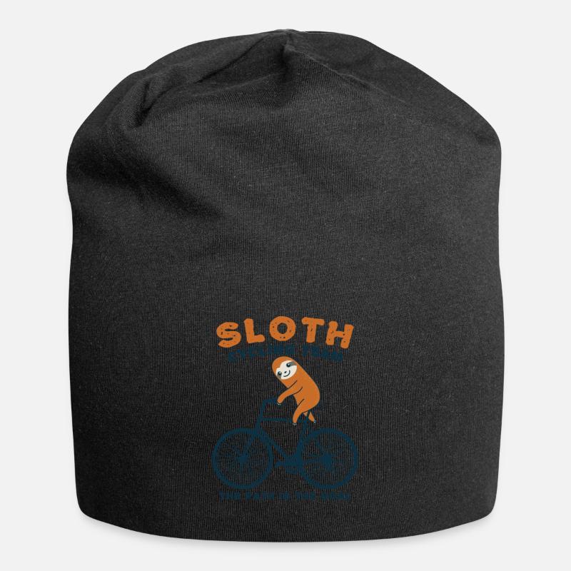 Fahrrad - Jersey-Beanie - Schwarz