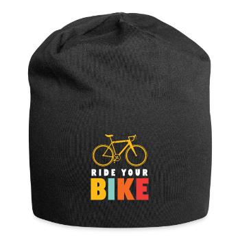 Fahrrad - Jersey-Beanie - Schwarz - Vorne