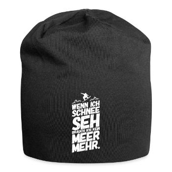 Snowboarding Snowboard Snowboarder Schnee - Jersey-Beanie - Schwarz - Vorne