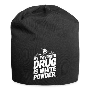 Snowboard Snowboard Snowboarder Drug - Bonnet en jersey - noir - Devant