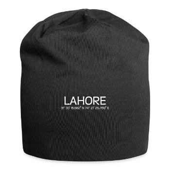 Lahore Pakistan - Bonnet en jersey - noir - Devant