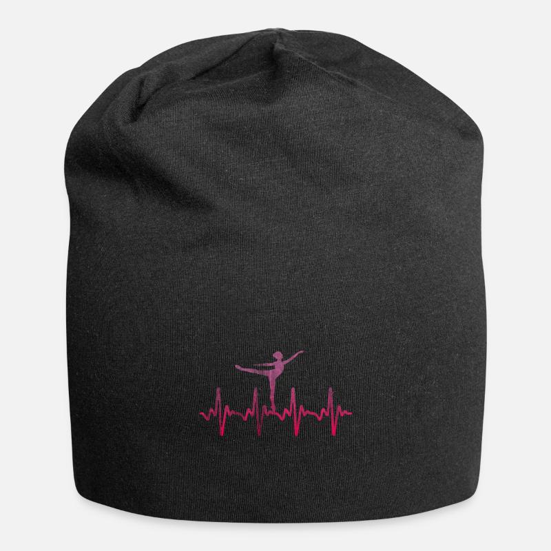 Ballett Herzschlag - Jersey-Beanie - Schwarz