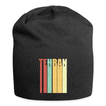 Tehran Iran vintage - Jersey Beanie - black - Front