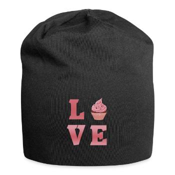 Bake Love - Jersey Beanie - black - Front